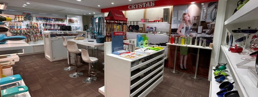 Crystal retail outlets